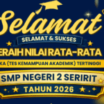 Pengumuman Hasil TKA SMP Negeri 2 Seririt Tahun Ajaran 2026/2027